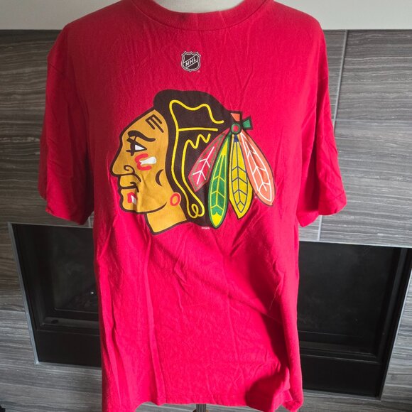 Men's size Large Reebok NHL Chicago Blackhawks Shirt - Picture 1 of 3